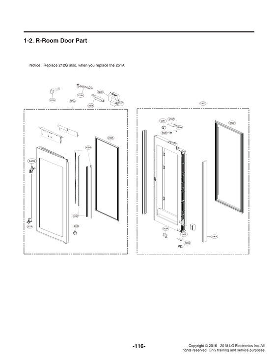 R-room door parts