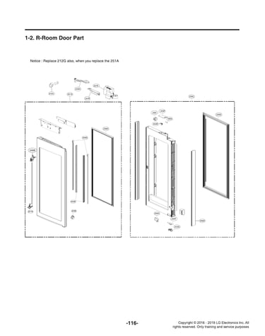 R-room door parts