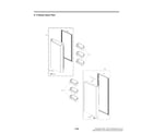LG LNXS30996D/00 f-room door parts diagram