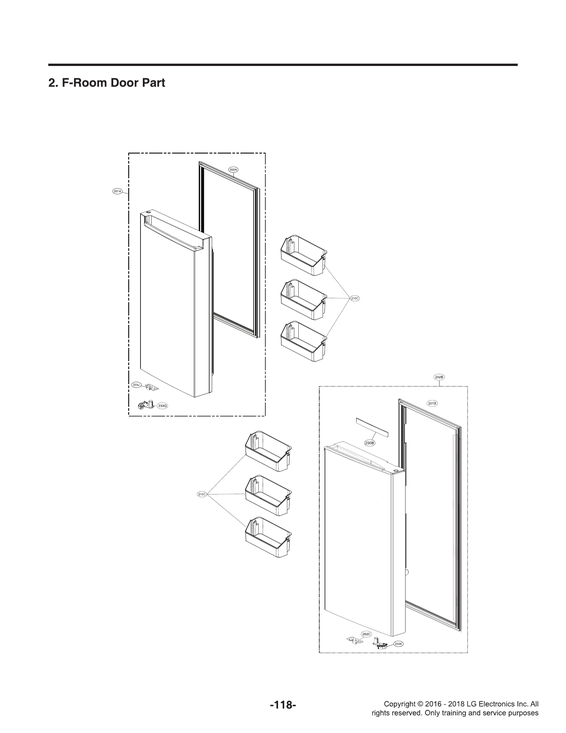 F-room door parts