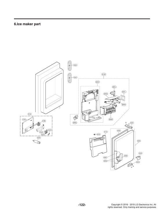 Ice maker parts
