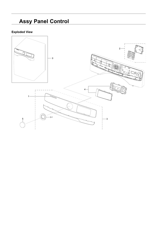 CONTROL PANEL ASSY