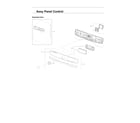 Samsung DVE45R6300V/A3-00 control panel assy diagram
