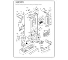 Kenmore Elite 79571082016 case parts diagram