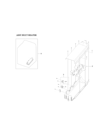 Heater duct assy