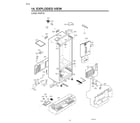 LG LRFCS2503S/00 case parts diagram