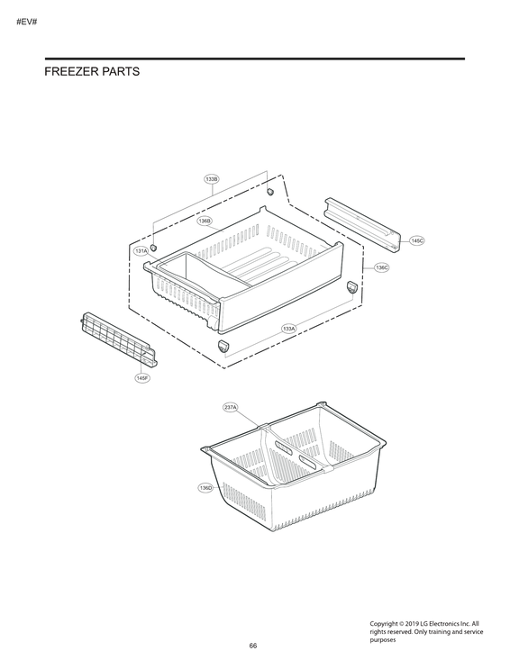 Freezer parts