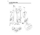 LG LRFDS3006D/00 case parts diagram