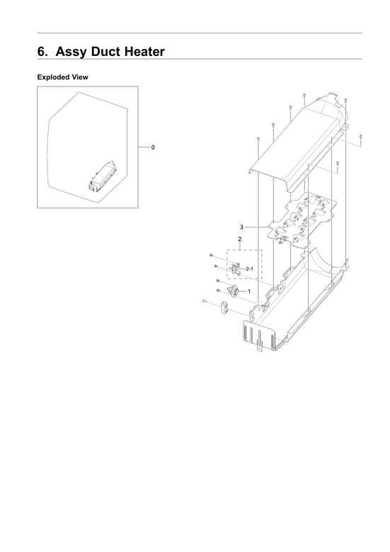 Heater duct assy