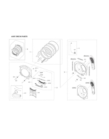 Drum parts assy