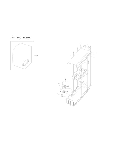 Heater duct assy