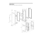 LG LRFXC2406D/00 refrigerator door parts diagram