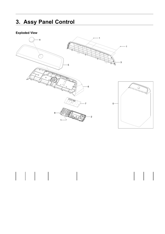 Assy panel control