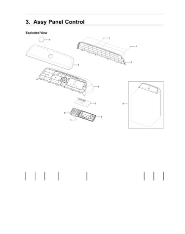 Assy panel control