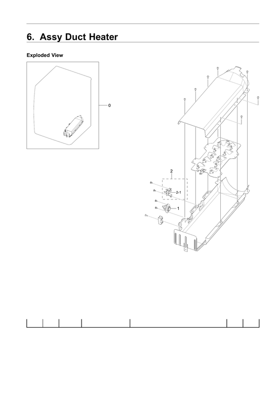 Assy duct heater