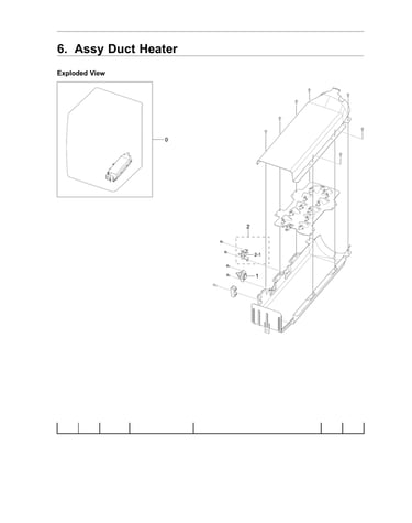 Assy duct heater