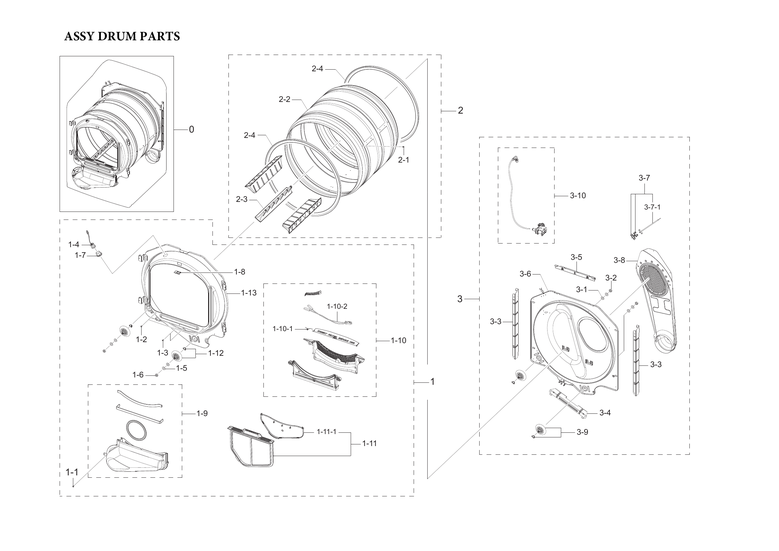 Assy drum parts