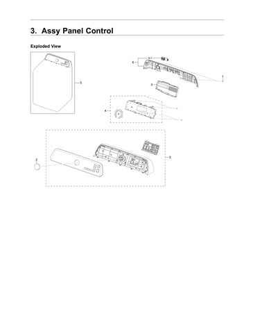 Control panel assy