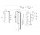 LG LSXC22486D/00 refrigerator door diagram