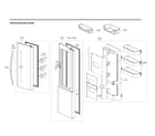 LG LSXS26366D/04 refrigerator door diagram