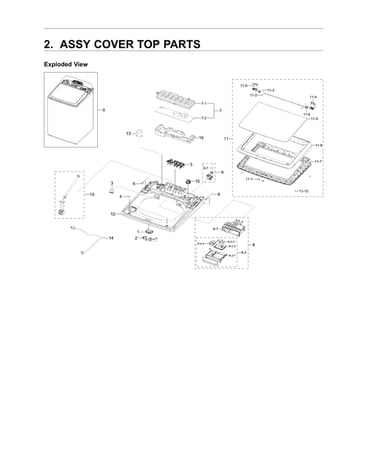 Top cover assy