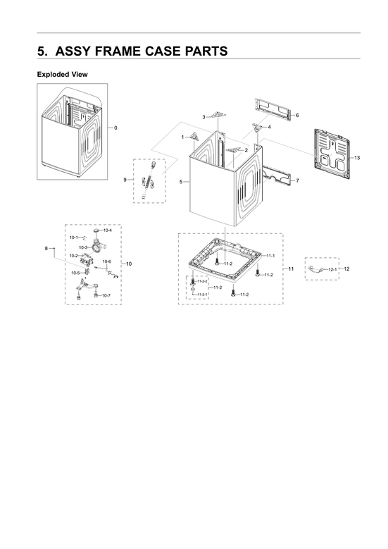 FRAME CASE PARTS ASSY