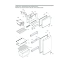 LG LTNC11131V/00 door/refrigerator/freezer parts diagram