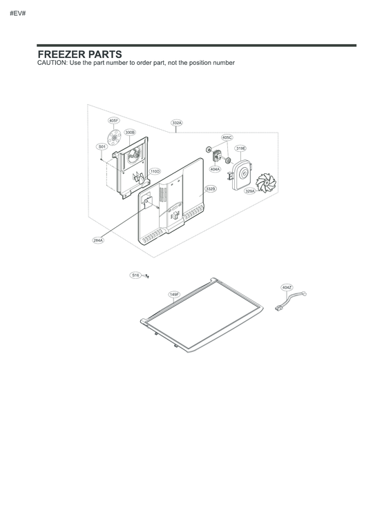 Freezer parts