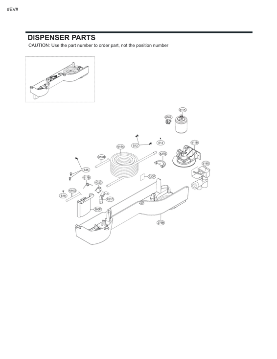 DISPENSER PARTS