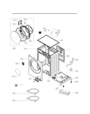 Cabinet and control assembly parts