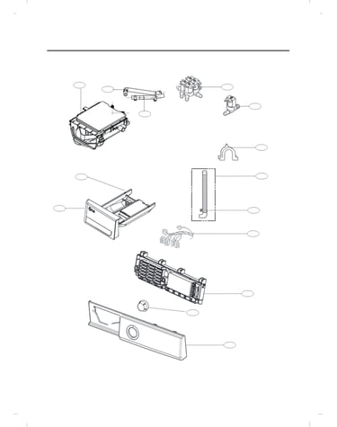 Control panel and dispenser parts