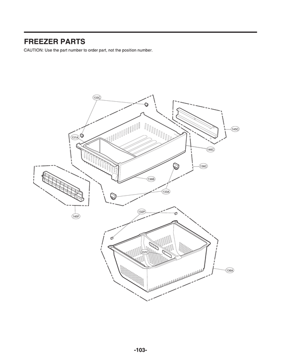 Freezer parts