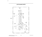 LG LMV2031SS/00 latch board parts diagram
