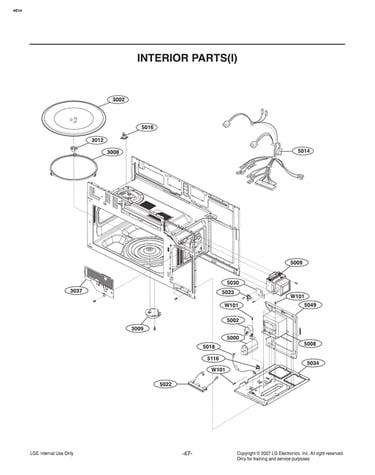 Interior parts (i)