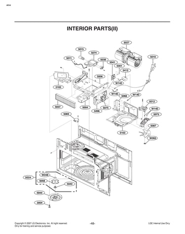 Interior parts (ii)