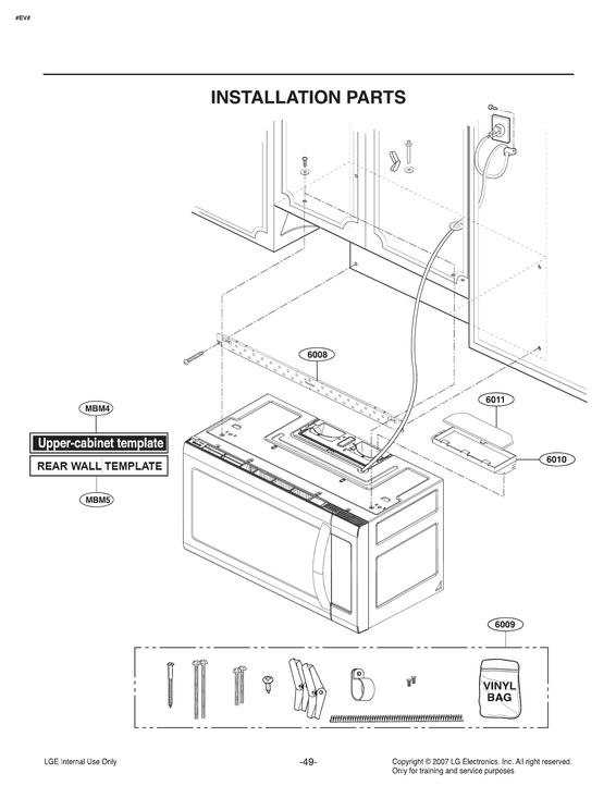 Installation parts