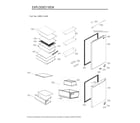 LG LRBCC1204S/00 doors/drawers diagram