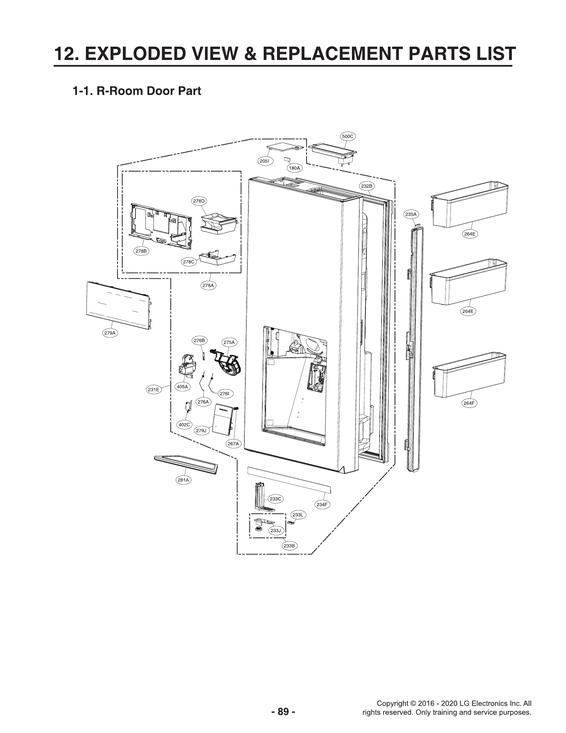 R-room door parts