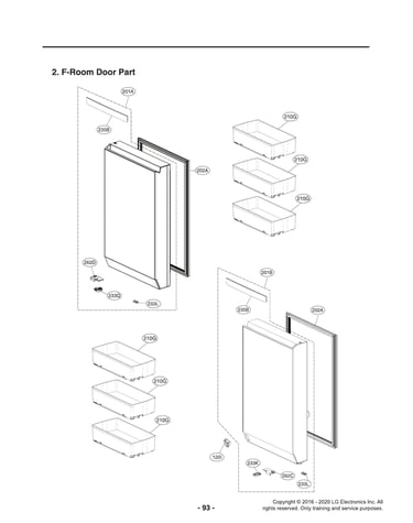 F-room door part