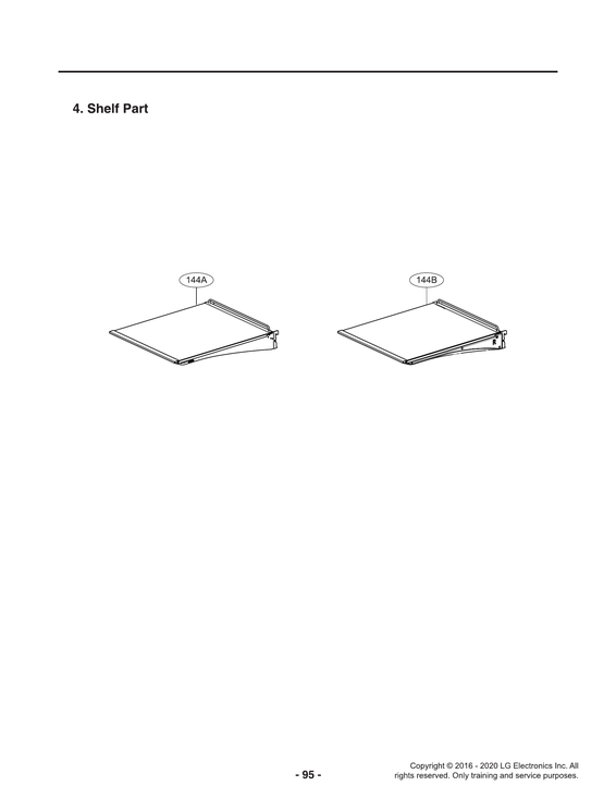 Shelf parts