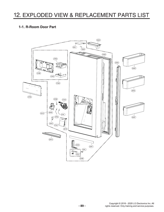 R-ROOM DOOR PARTS