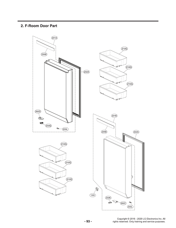 F-ROOM DOOR PARTS