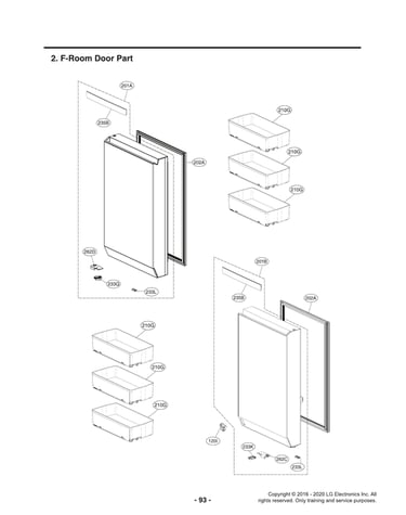 F-room door parts