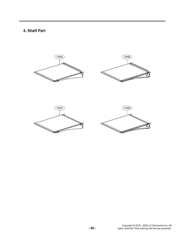 Shelf parts