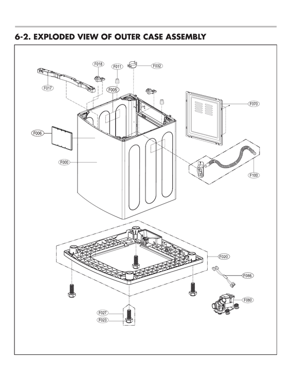 Outer case assembly