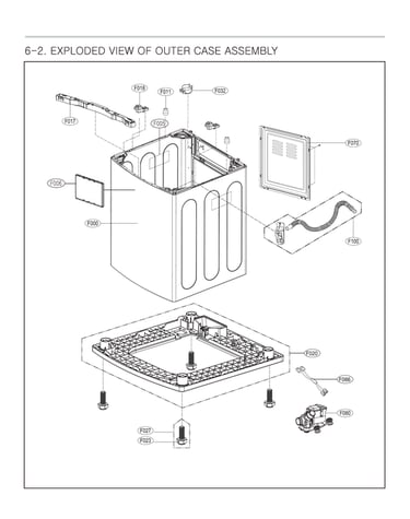 Outer case assembly