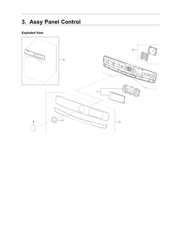 Control panel assy