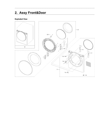Front & door assy
