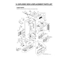 LG LFXC24726M/00 case parts diagram