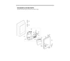 LG LFXC24726M/00 ice maker/ice bin parts diagram
